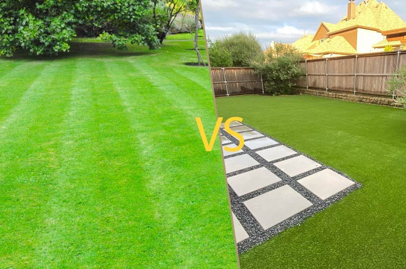 artificial turf vs natural grass