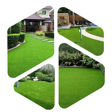 Artificial grass installed in Home garden