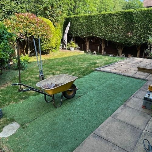 Garden Before Artificial Grass