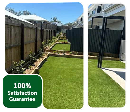 Outdoor makeover with artificial grass