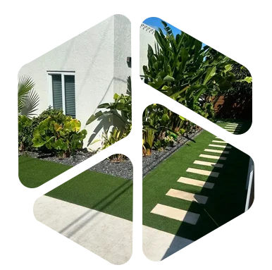 artificial grass installed in al quoz home