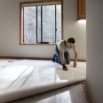 Carpet Installation in room