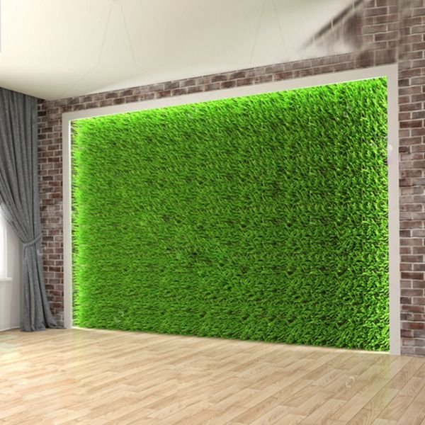 room decor with artificial grass