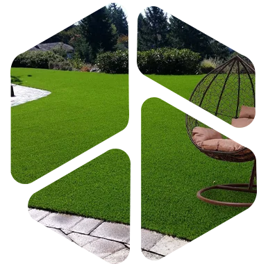 Artificial grass install project in Al Qusais