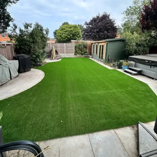 Garden Artificial Grass installation project in Dubai