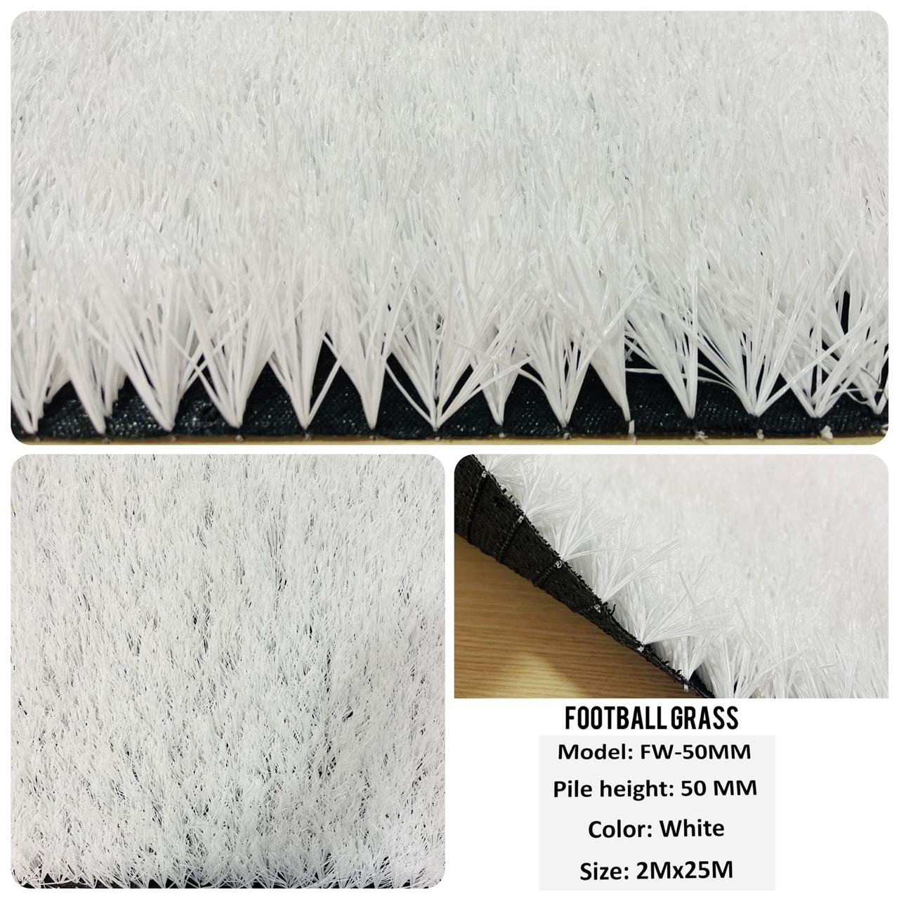 FW 50mm artificial grass white