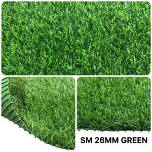 sm 26mm green artificial grass