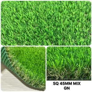sq 45mm mix gn artificial grass
