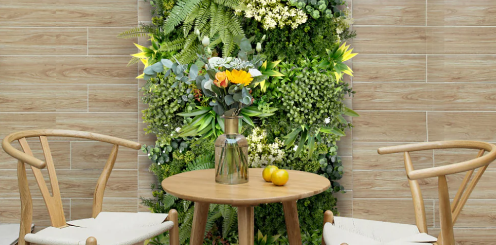 Premium Artificial Plants Green Wall Panel - Aurora B