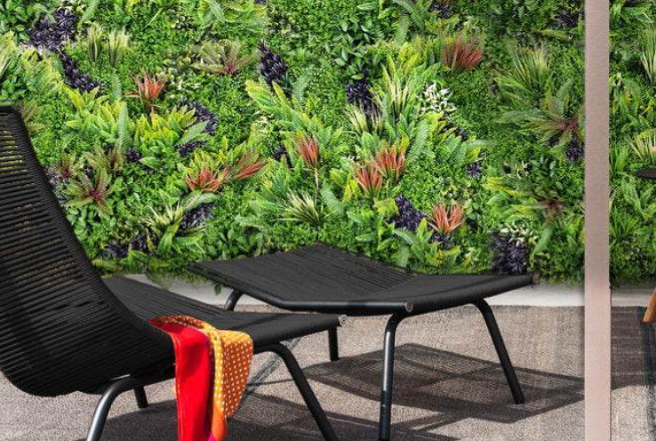 Premium Artificial Plants Green Wall Panel - Charm C