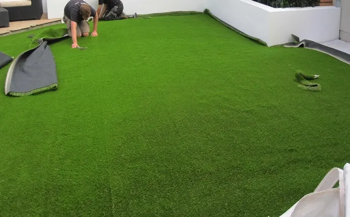 Artificial Grass Installation for Al Nahda