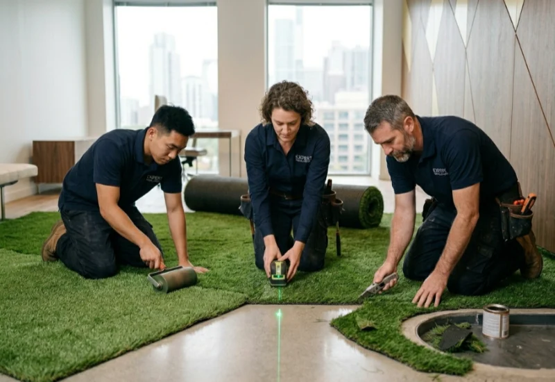 Expert installation team ensuring a flawless finish on every project