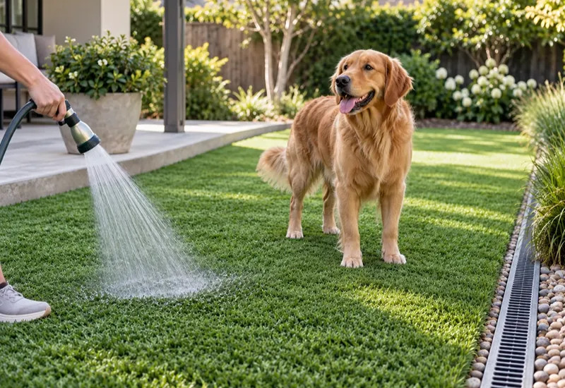 How Do You Clean Dog Pee From Artificial Grass
